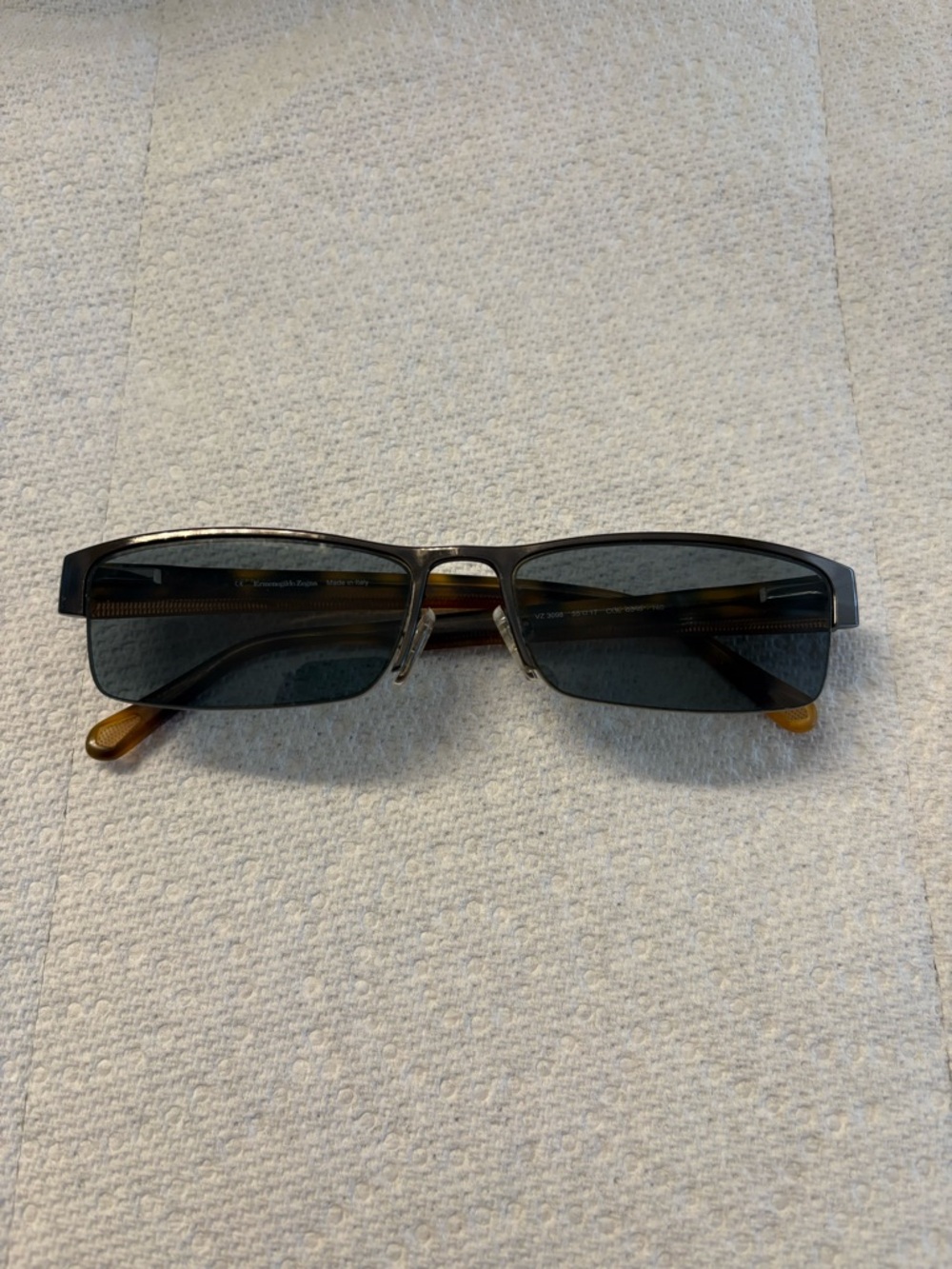 Ermenegildo Zegna Eyeglasses Frames VZ 3098 55-17-140 Col 0568 Gold Tortoise